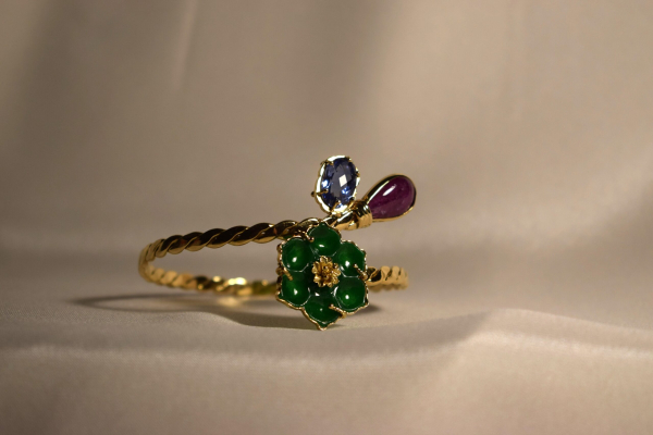 Brazalete floral.