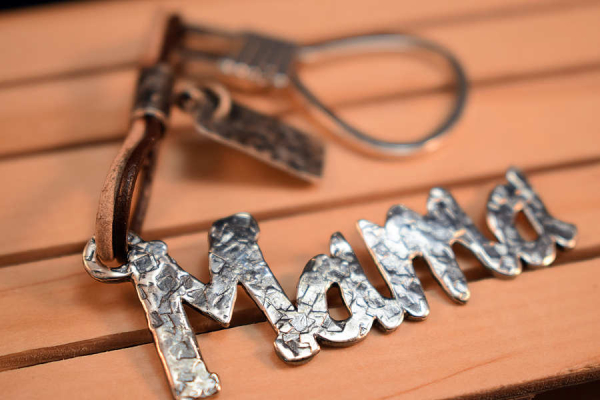 Llavero de plata "Mama" - Imagen 2