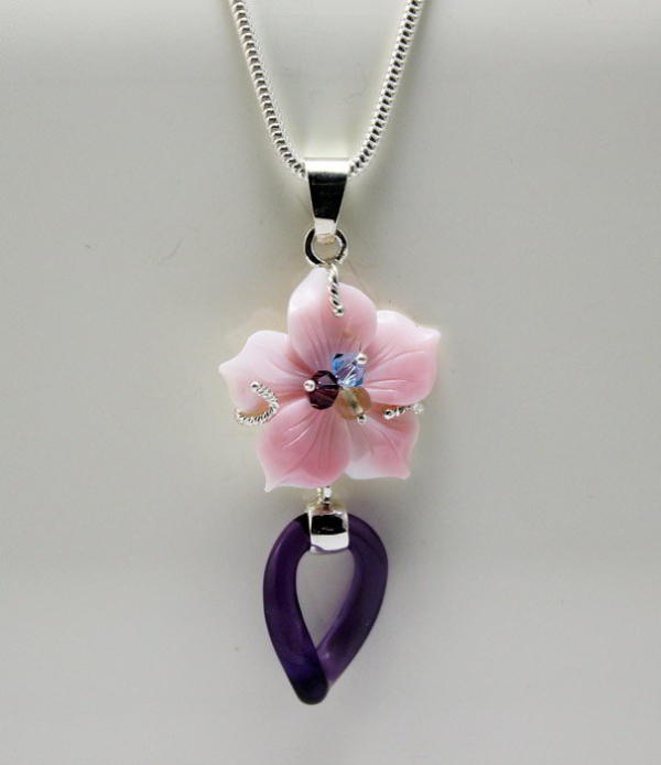 Colgante Flor de rosa